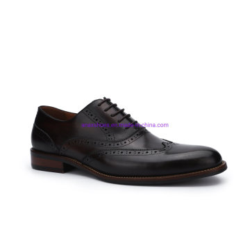 Sapatos masculinos feitos à mão de couro conforto formal Oxford